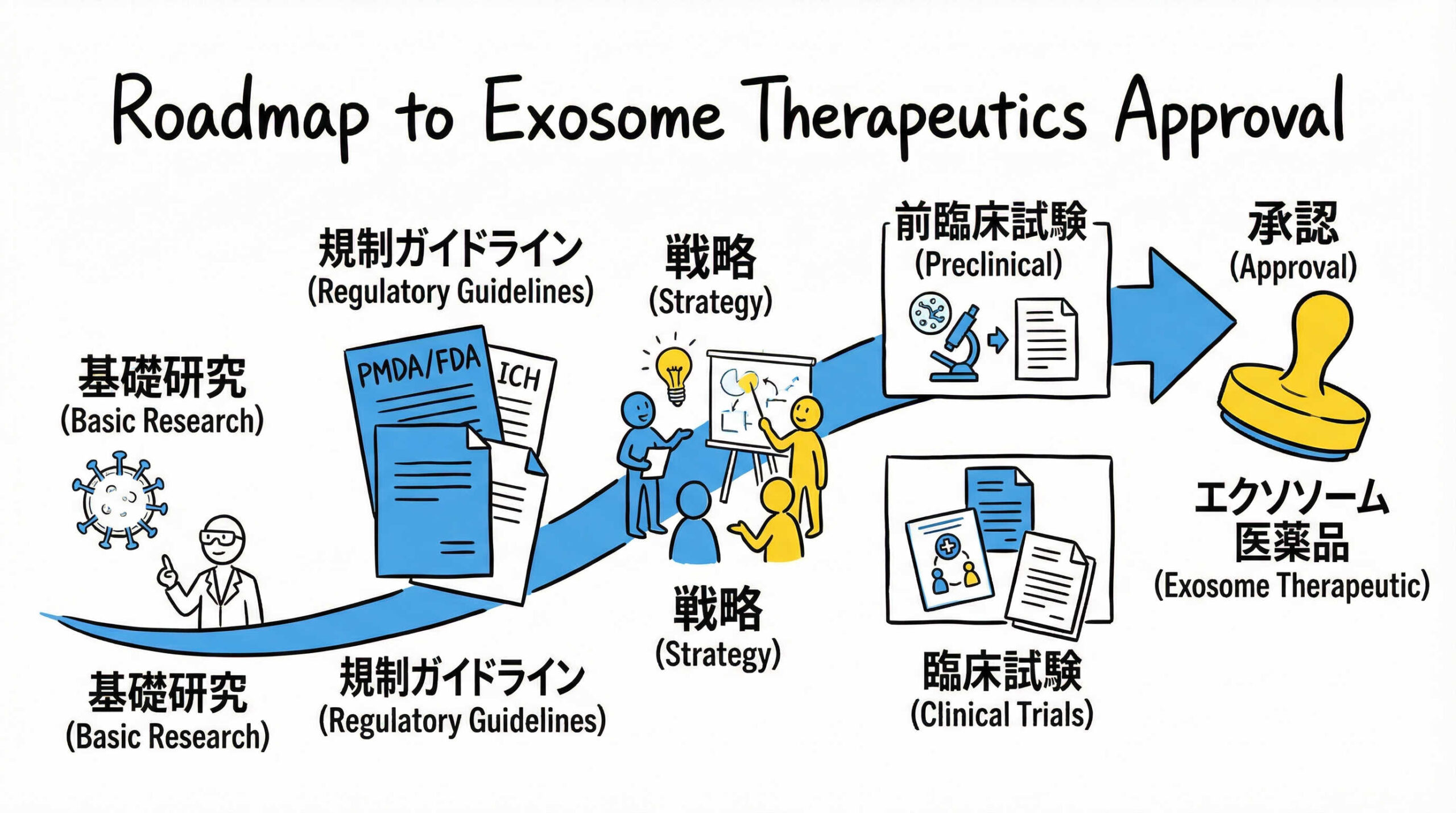 エクソソーム製品の品質規格設定における規制要件と基本戦略