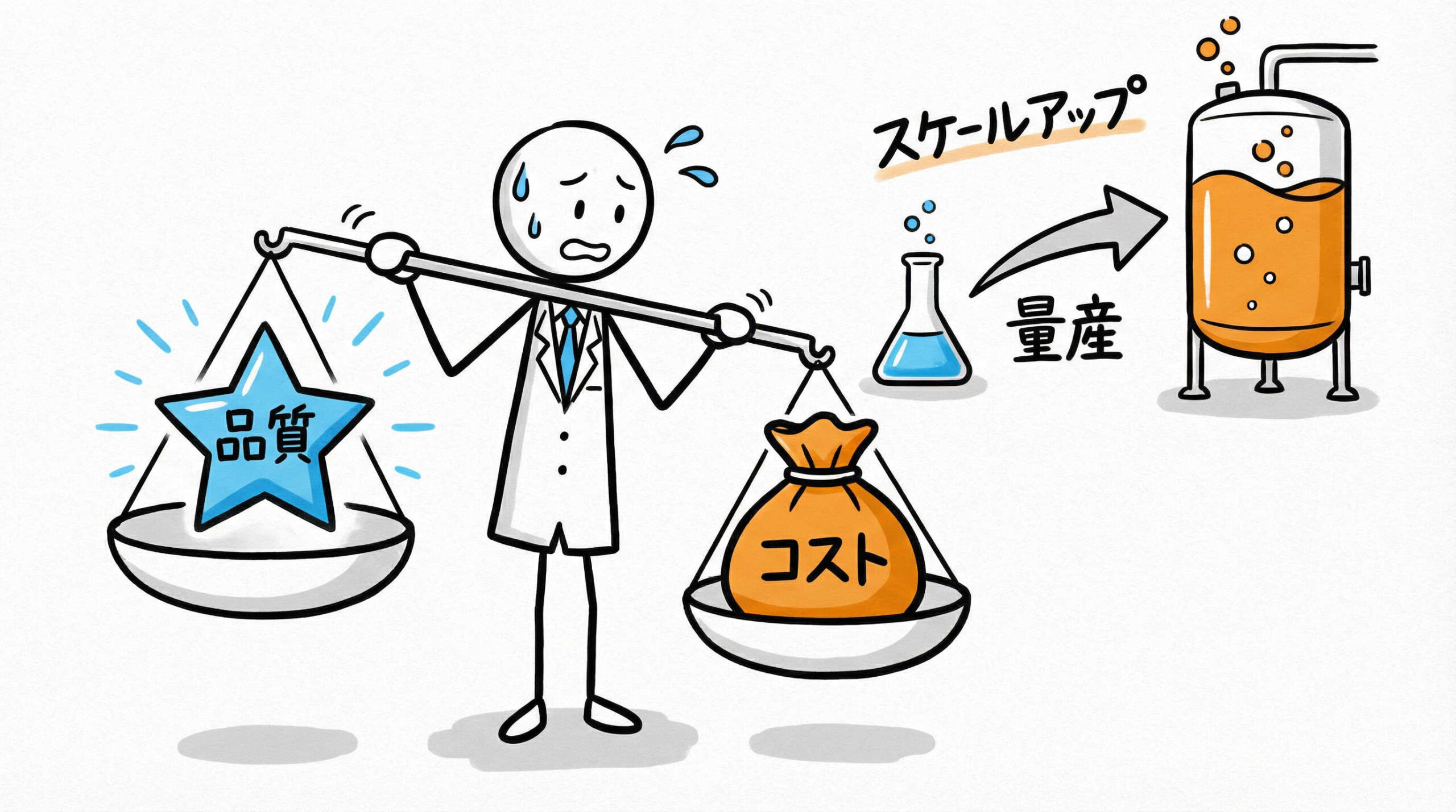 エクソソーム製造のスケールアップにおける最大の課題は「品質の均一性」と「製造コスト」の両立